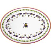 Baci Milano Amazzonia 36 cm Porselen Oval Servis Tabağı