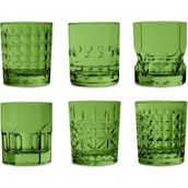 Baci Milano Crystal Touch 6'lı 300 ml Yeşil Bardak Seti