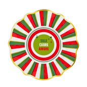 Baci Milano Dolce Vita 6'lı Amore Pasta Tabağı 21 cm Porselen