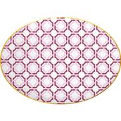 Baci Milano Firenze 31 cm Porselen Oval Servis Tabağı