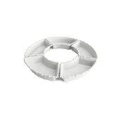 Baci Milano Joke Table&Kitchen Melamin 5'li Beyaz Meze Tabağı
