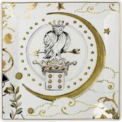 Baci Milano Kosmo Owl Tabak 15 cm x 15 cm - 15 x 15 cm