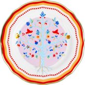 Baci Milano Mamma Mia 16 cm Ağaç Desenli Tatlı Tabağı