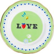 Baci Milano Mamma Mia 16 cm Love Yazılı Tatlı Tabağı