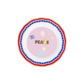 Baci Milano Mamma Mia 22 CM Peace Yazılı Tabak
