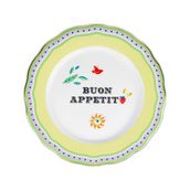 Baci Milano Mamma Mia 28 CM Buon Appetit Yazılı Yemek Tabağı