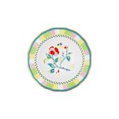 Baci Milano Servis Tabağı FLOWER ÇUKUR TABAK PORSELEN 22 CM