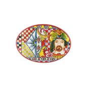 Baci Milano Servis Tabağı SICILY OVAL SERVİS TABAĞI 51X35,5CM