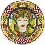 Baci Milano Sicily Turuncu Tatlı Tabağı