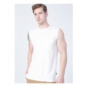 Bad Bear 22.01.23.002 Tribe Tank-Top Düz Yaka Normal Kalıp Düz Kırık Beyaz Erkek Atlet