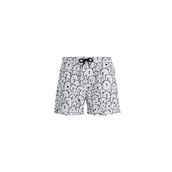 Bad Bear Erkek Desenli Beyaz Deniz Şortu - 21.01.09.011 (Off-White/XL)