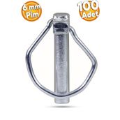 Badem10 100x6 mm Çelik Traktör Pimi