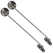 Badem10 25 cm 1 Çift Nikel Metal Sessiz Açma Kapama Amortisör Piston