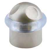 Badem10 35 mm Silikonlu Contalı Vidalı Saten Kapı Stoperi