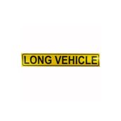 Badem10 9x50 cm Long Vehichle Yazısı Reflektörlü Fosforlu Şerit Bant