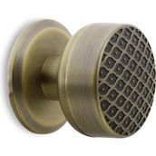 Badem10 Antik Sarı Metal Kestila Kapı Tokmağı