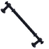 Badem10 Burgu Mobilya Mutfak Dolabı Çekmece Dolap Kapak Mat Siyah 96 mm Metal Kulp