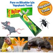 Badem10 Bytrab Fare Haşere Böcek Tuzağı Kapanı Yakalama Yapışkanı Tüpü Zehirsiz 75 ml