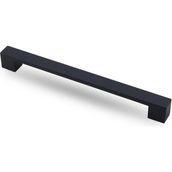 Badem10 Cemre 224 mm Mat Siyah Metal Çekmece Mutfak Dolap Kapak Kulbu