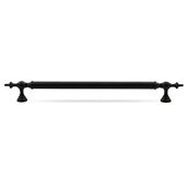 Badem10 Çukurca 80 cm Mat Siyah Metal Çekme Kolu Kapı Tutma Kulp