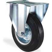Badem10 Kama Sabit Tablalı 80x25 mm Siyah Burçlu Ağır Yük Tekeri