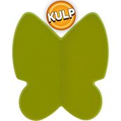 Badem10 Kelebek Çocuk Bebek Genç Odası Çekmece Dolap Kapak Plastik Mat Yeşil 32 mm Kulp