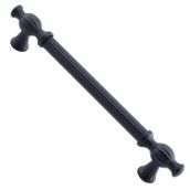 Badem10 Kesir Mobilya Mutfak Dolabı Çekmece Dolap Kapak Siyah 128 mm Metal Kulp