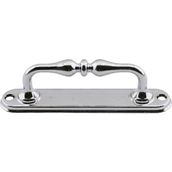 Badem10 Metal Mobilya Mutfak Dolabı Çekmece Kapı Dolap Kapak Krom 12 cm Çekme Kulp