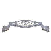 Badem10 Palmira Mutfak Dolabı Çekmece Dolap Kapak Krom Renk 96 mm Metal Kulp