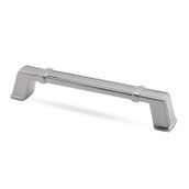 Badem10 Passage 128 mm Parlak Krom Metal Çekmece Dolap Kapak Kulbu