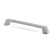 Badem10 Passage Çekmece Dolap Kapak 192 mm İnox Metal Kulp