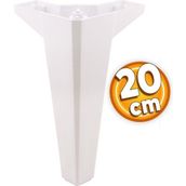 Badem10 Sedir Lüks 20 cm Beyaz 4 Adet Mobilya Kanepe Sehpa TV Ünitesi Koltuk Ayağı