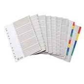 Bafix 1-31 Rakamlı Plastik A4 Seperatör