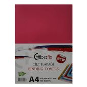 Bafix Plastik Opak A4 160 MIC Pembe 100'lü Cilt Kapağı