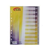 Bafix Seperatör 1-10 Rakamlı Plastik A4 ( 30 Adet)