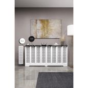 Bagax Ahşap ve Modern Petek Gizleme Ön Panel Mdf Şık Dresuar Iç Ölçü 156 cm Dış Ölçü 160 cm