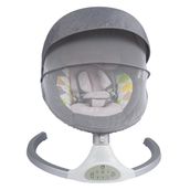 Bagi Dandini 2 Ev Tipi Ana Kucağı Tipi, Otomatik Sallanma, Bluetooth, Tente ve Sineklikli, 0–9 kg, Gri -