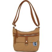 Bagmori Camel Deri Garnili Mini Salaş Çanta