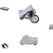 Bajaj Boxer Siyah Arka Çanta Uyumsuz Ultra Kalın Su Geçirmez Motor Brandası