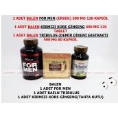 Balen Formen(Erkek)+tribulus Terrestris+kırmızı Kore Gınseng