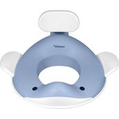 Balina Tasarımlı Çocuk Klozet Adaptörü Kaymaz, Ergonomik, Zararsız Malzeme - Mavi