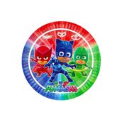 BalonEvi 8 Adet Pj Masks Karton Tabak Doğum Günü Parti Kutlama (23 Cm)