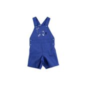 Bambaki Lacivert Erkek Bebek Glu Balık Poplin Salopet