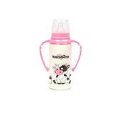 Bambino 125 ml Pembe Kulplu Cam Biberon