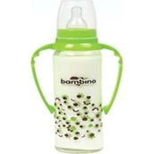 Bambino Kulplu Yeşil 125 ml Cam Biberon