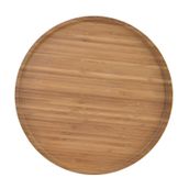 Bambu 30 cm Dönerli Düz Sunum Tepsisi