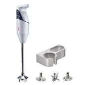 Bamix G350 GASTRO PRO-3 Profesyonel El Blenderi, 350W, Beyaz-Açık Gri, 25cm Şaft, 49.5cm Toplam Uzunluk, 18.000/22.000 rpm Çift Hız, 3 Bıçaklı