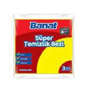 Banat 3 adet Süper Temizlik Bezi
