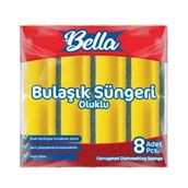 Banat 8'li Bella Oluklu Bulaşık Süngeri