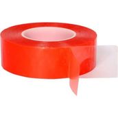 Bant Evi Çift Taraflı Bant 50mmx50metre Kırmızı Polyester